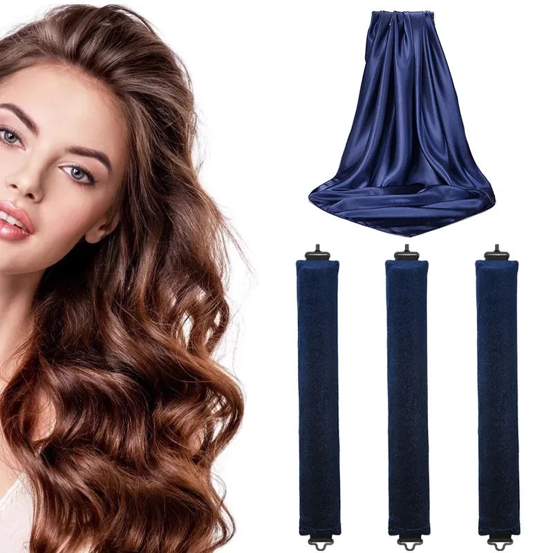 Sleep-Friendly Heatless Hair Curler