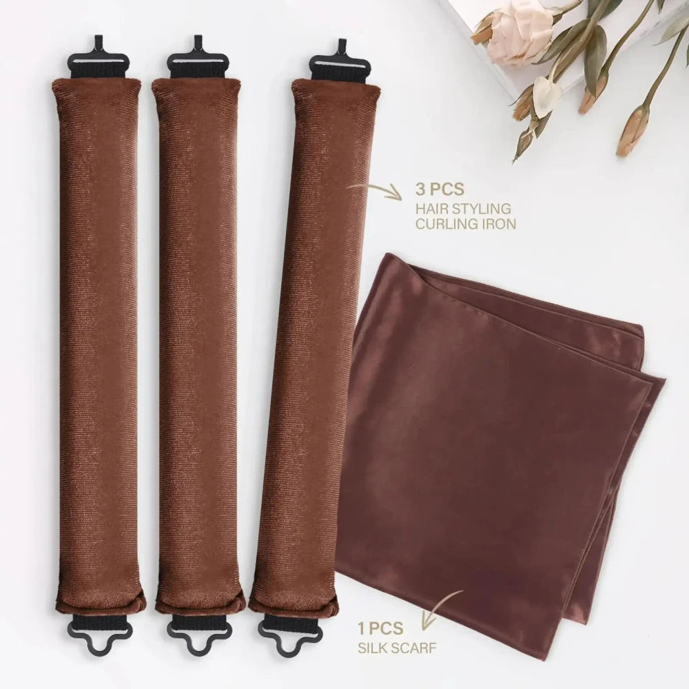 Sleep-Friendly Heatless Hair Curler