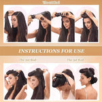Sleep-Friendly Heatless Hair Curler
