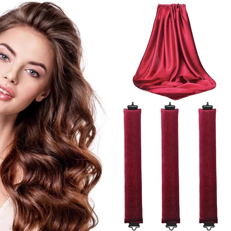 Sleep-Friendly Heatless Hair Curler